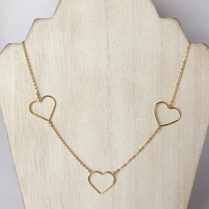 NECKLACE | Gold Plated Heart Necklace
